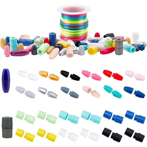 Abreißverschlüsse Für Schmuck – 30 Sets, Schwarz, Für 2,5 Mm Schlüsselbänder, Kunststoff, Perfekt Zum Basteln Von Halsketten & Armbändern