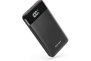 CHARMAST Batterie Externe 10400mAh Charge Rapide 20W Max Ultra Slim 18W QC 3.0 Power Bank USB C avec l'Ecran LED Batterie Portable Power Delivery Compatible avec Téléphone
