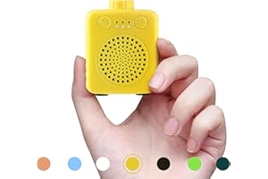 FANSBEN White Noise Machine, Portable Sleep Sound Machine with 13 Soothing Sounds Therapy for Baby, Adult, Tinnitus Relief and Relaxation with Timer/AdjustableVolume (Yellow)