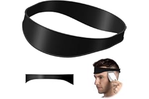 JUAEYIDDS Haarschnittvorlage Salon Barber Tools Silikon-Rasur-Haaransatz für einen sauberen Haaransatz für DIY-Heimhaarschnitte zum Rasieren des Halsausschnitts und zum Trimmen der Haare