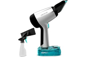 Cecotec Limpiacristales Aspirador de Ventanas sin Cable Conga Rockstar 3700 Glass Essential. 15W, Pulveriza, Limpia y Aspira, Autonomía 30mins, Boquilla 220mm, Depósito de recogida de Agua, 75m2