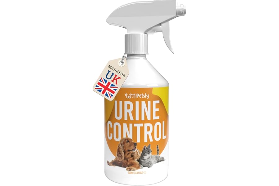 Petsly Dog & Cat Repellent Spray -500ml- Stops Marking, Scratching, Chewing - Non-Staining, Indoor & Outdoor - Urine Control - Family & Pet Safe - Made in Germany