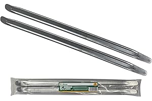 YARDMAN Tyre Levers Set of 2 – 20 Inch Heavy Duty Carbon Steel Multifunctional Tyre Lever for Car, Motorcycle, Truck – Chrome Plated Finish with Hot Forged Ends – Ideal for Home, Professional Use