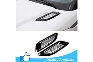 YIWANG - Prises d’air de capot, ABS chromé, pour Discovery Sport, Discovery 4, Freelander 2, RangeRover Evoque, RangeRover Sport