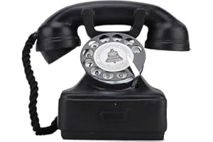 ALVINLITE Decoración de teléfono Retro, Adornos de teléfono Fijo Antiguo, decoración del hogar de la Ventana de la Barra de la cafetería