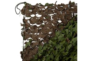 LE FILET DE CAMOUFLAGE Rete mimetica militare rinforzata triangolare | alta gamma | protezione solare e vela di ombreggiatura anti-UV, ideale per terrazza pergola giardino, tenda decorativa resistente durevole 3 x 4 3 x 5