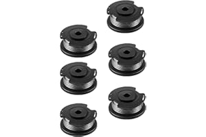 MUFUSHAN 6Pcs Replacement Spool and Line, Φ1.65mm 4.9m Strimmer Wire Compatible with Bosch ART 23 SL 26 SL, EasyGrassCut 18, 23, 26, 18-230,18-260, Grass Trimmer F016800569 F016800385
