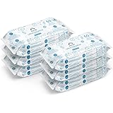 Marchio Amazon - Mama Bear Ultra Sensitive- Salviette umidificate per bebè, Senza profumazione, 60 Unità, 10 unità (Confezion