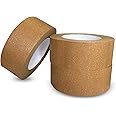 JeeJaan® 3 Rolls 50mm x 50m Brown Paper Packing Kraft Tape - Brown Parcel Tape For Strong Parcel Packaging
