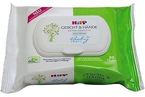 EVENTPAC 2x HiPP Babysanft Gesicht & Hände Tücher - 20 Stück- 2er Pack