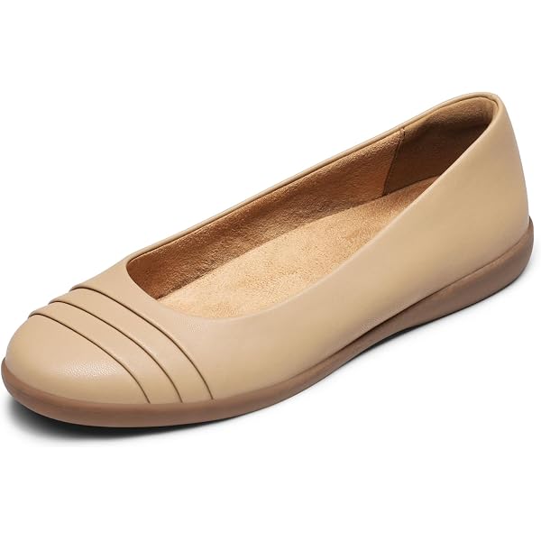DREAM PAIRS Chaussures de bureau à boucle de cheville et à petit talon compensé pour femmes