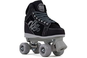STATESIDE Rio Roller Lumina Quad Skates - Black/Grey (UK 2 / EU 34)