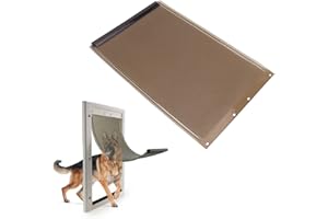 Qcwwy Stoßfest Freedom Hunde- und Katzentürklappe TPU Hundetür Ersatzklappe Hundetürklappe, Hundetürklappe Türen (L)