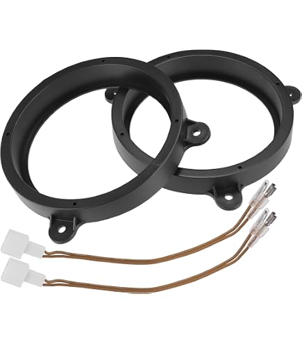 Set Di 2 Adattatori Per Altoparlanti Da 165mm Per BMW X5 (E53) 1999-2006, Nissan Primastar, Opel Corsa B/C, Montaggio Su Porte Anteriori