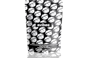avibes® 50 filtri a carbone attivo Slim 6 mm x 27 mm su base di cocco Sick Lips Edition