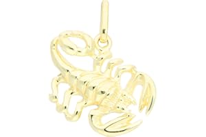 MyGold - Ciondolo con segno zodiacale (senza catenina) - In oro giallo 333 (8 carati) massiccio, lucido - Circa17 x 20 mm - Ciondolo in oro - Idea regalo - Segno zodiacale - Mod. 05976