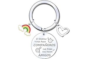 ZYMGUO Regalos Amigos Llaveros Amigos Regalo Amiga Regalo Compañera Trabajo Regalo Despedida Compañera de Trabajo Regalos para Amigas Regalos para Compañeras Regalos para Compañeros