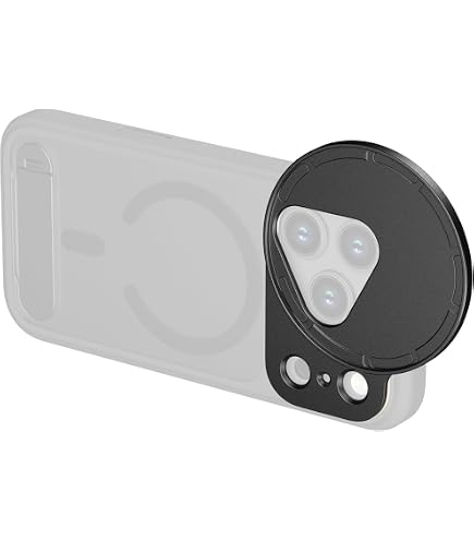 SMALLRIG Filtre VND Magnétique 67 Mm ND64-ND400 (6-9 Stops) – Verre HD Anti-Croix X Pour IPhone 16, S24 Ultra, Objectifs 67 Mm – 5169