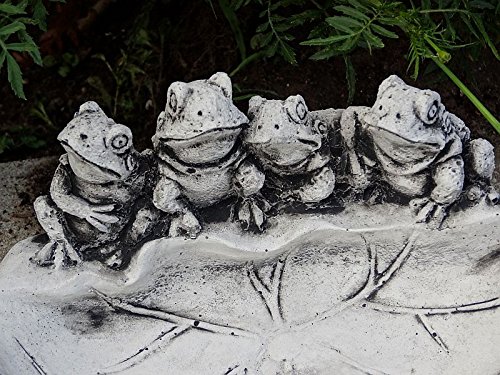 Vogelbad Vogeltränke Frosch 02 ca.4,5 kg Frostfest Wasserfest Nr.323 - 4
