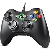 Zexrow Xbox 360 Game Controller, USB Wired Controller Gamepad di design ergonomico migliorato per Xbox 360 PC Windows 7/8 / 1