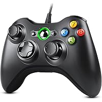 Zexrow Xbox 360 Game Controller, USB Wired Controller Gamepad di design ergonomico migliorato per Xbox 360 PC Windows 7/8 / 1