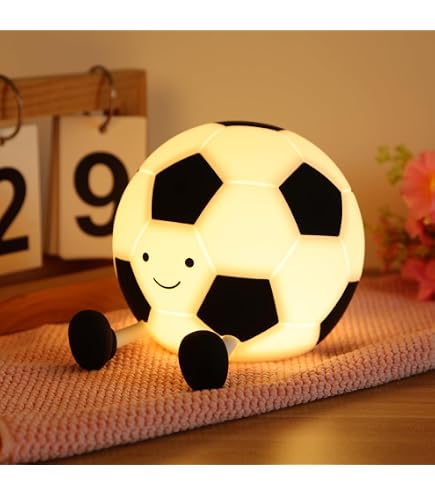 Maverton Lampe Chevet 3D Football LED - 16 Couleurs RGB - Personnalisable équipe Nationale