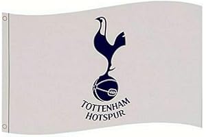 Tottenham Hotspur F.C. Flag CC, blanco, 5 x 3
