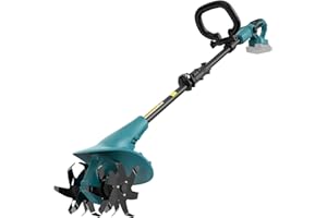 OHYES Akku-Bodenhacke Motorhacke für Makita 18V Akku – 360 U/min Motor, 20cm Arbeitsbreite & 13cm Arbeitstiefe für Beet, Acker & Landwirtschaft(Ohne Akku)