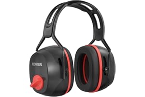 LIORQUE Cuffie Antirumore 2 livelli SNR 25dB/35dB Cuffie insonorizzanti regolabili Attenua il rumore e proteggi l'udito Adatto per l'edilizia, i trattori, il tiro al bersaglio, gli aeroporti