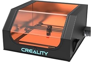 Creality Lasergravierer Gehäuse mit Entlüftung, Laserschneider Schutzabdeckung mit Ventilator und Rohr, flammhemmend und rauchdicht für Creality und andere Lasergraviermaschine (72 * 70 * 40cm)