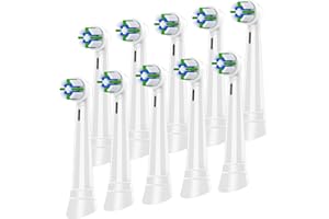 CALLYSONIC Testine Compatibile con iO Spazzolino Elettrico, per iO 2/3/4/5/6/7/8/9/10 serie, Setole ultraresistenti per una pulizia profonda di denti e gengive, bianco, 10 pz