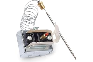 Kontrollexperten PP10084 High Limit Thermostat Switch for Pitco Fryer - 1/4" Thread MPT Stuff Box, 450°F/230°C Safety Rating, Ideal for VF35, MGII, SG14, 35C+, 45C+, 18S, 18, E500D Models