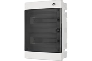 REV Ritter 0515505555 - Distributore ad incasso con porta trasparente, a 2 file, colore: trasparente/bianco