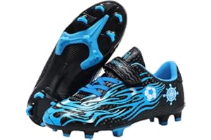 Mateju Scarpe da Calcio, Scarpe Calcio All'Aperto Scarpe Calcio Bambino Antiscivolo Scarpe da Allenamento di Calcio 28-38 Scarpe da Calcio Junior Professionali