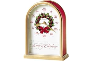 Howard Miller 645-424 - Orologio da tavolo Carols of Christmas II