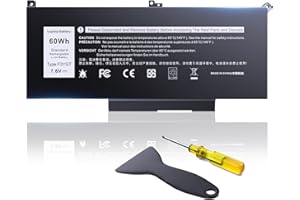 OILLvi F3YGT Battery Replacement For Dell Latitude 12 7000 7280 7290 Latitude 13 7000 7380 7390 P29S002 Latitude 14 7000 7480 7490 P73G002 Series DM3WC DM6WC 2X39G KG7VF 451-BBYE - Lion Battery