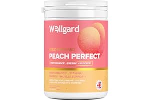 Wellgard Peach Perfect for Women - Pink Lemonade Creatine + Collagen + BCAAs + L-Citrulline Daily Scoop for Energy, Performance, Stamina & Muscle Support, 420 Grams