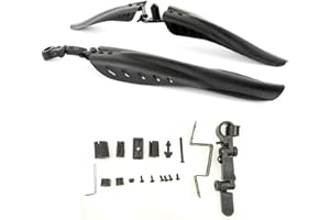JZK Juego de guardabarros para bicicleta de 24/26/27.5 pulgadas, juego de guardabarros universales de 3 piezas, guardabarros delantero y trasero para bicicleta de montaña, guardabarros de bicicleta,