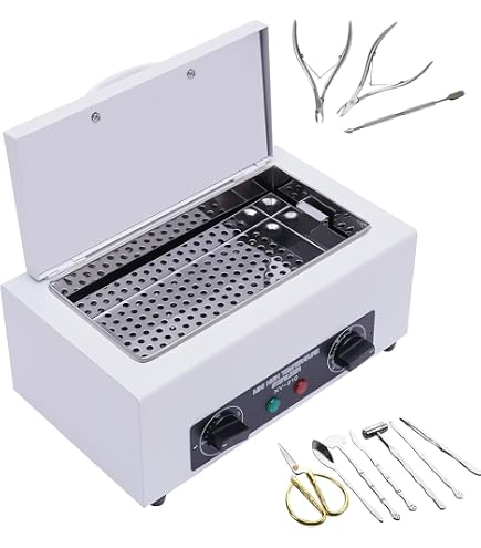 Physa PHY-DHS-3 Stérilisateur à Air Chaud 2L - Minuteur 0-250°C Pour Salon Manucure Et Esthétique