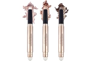 ‎LUCOSS Lucoss 3 Pieces Double-Sided Eyeshadow Pen Kit - Eyeshadow Stick Highlighter Eyeshadow Pen, Shimmering and Matte Eyeliner Pen, Gift for Girls and Women (Set A)