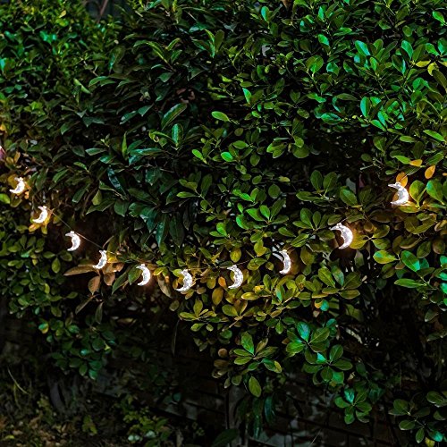 Set von 15 Marokkanische Solar Laternen Monn-Man warmweiß für Outdoor, Garten, Party, Hochzeit Dekoration - 3