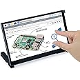 FREENOVE 7 Inch Touchscreen Monitor for Raspberry Pi 5 4 B 3 B+ A+, 800x480 Pixel TN Display, 5-Point Touch Capacitive Screen, Driver-Free MIPI DSI Port