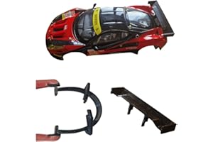 Blackslot Flexibler Spoiler – Carrera Zubehör im Maßstab 1:32, kompatibel mit Allen Carrera 132 Modellen, Carrera Bahn Tuning Ersatzteil Kleinteil (Liste Aller Fahrzeuge)