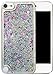 Produktbild Ultra Slim Soft TPU Apple iPod Touch 5G/6G Hülle Silikon Glitzer Dünn Bunt Muster [Silber Lila Herz] iPod Touch 5G/6G Hülle Transparent Durchsichtig Glitter Liquid Glänzend Bling Fließen Flüssig Flüssigkeit Schutzhülle Tasche