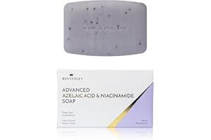 Revitale Jabón Avanzado con Ácido Azelaico y Niacinamida – Barra Limpiadora Calmante para una Piel Suave, Equilibrada y Protegida