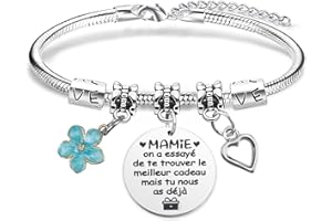 ZKIUOA Cadeau Pour La Fête Des Grands Mères Cadeau Mamie Bracelet Mamie Cadeau Pour Mamie Cadeau Grand Mere Cadeau Anniversaire Mamie Cadeau Mamie Original Idée Cadeau Mamie Anniversaire