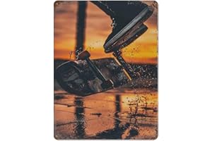 OUDRSPO Métal Tin Sign Cool Skateboard Vintage Tin Poster Metal Sign Wall Decoration Country Kitchen Home Garage Decor 16 "x 12"