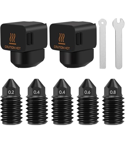 Hotend Amélioré Pour Bambu Lab X1/X1C/X1E - Buse Acier Trempé 0.4mm, Capteur Haute Température, Chauffage Céramique
