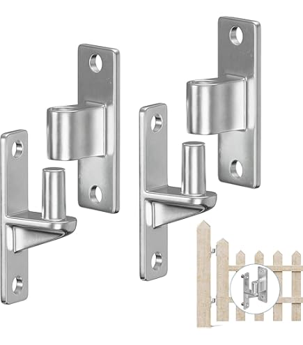 ALPENSTAHL Charnière De Porte à Souder En 2 Parties Avec Tige Extensible - Hauteur : 100 Mm