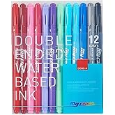 Dong-A-My Color 2 &Ccedil;ift Taraflı Ke&ccedil;eli 12 Renk Set